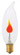 3 Watt CA8 Incandescent; Clear; 1000 Average rated hours; Candelabra base; 120 Volt; Carded (27|S3756)