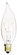 15 Watt CA8 Incandescent; Clear; 1500 Average rated hours; 100 Lumens; Candelabra base; 120 Volt; (27|S3773)