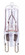 100 Watt; Halogen; T4; Clear; 2000 Average rated hours; 1700 Lumens; Double Loop base; 120 Volt (27|S4642)