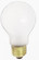 25 Watt A19 Incandescent; Frost; 1500 Average rated hours; 250 Lumens; Medium base; 34 Volt (27|S5020)