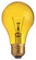 25 Watt A19 Incandescent; Transparent Yellow; 2000 Average rated hours; Medium base; 130 Volt (27|S6083)