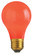 25 Watt A19 Incandescent; Ceramic Red; 1000 Average rated hours; 15 Lumens; Medium base; 130 Volt (27|S6090)