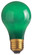 25 Watt A19 Incandescent; Ceramic Green; 1000 Average rated hours; 10 Lumens; Medium base; 130 Volt (27|S6091)