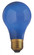 25 Watt A19 Incandescent; Ceramic Blue; 1000 Average rated hours; 80 Lumens; Medium base; 130 Volt (27|S6092)