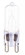 40 Watt; Halogen; T4; Frosted; 2000 Average rated hours; 450 Lumens; Double Loop base; 120 Volt (27|S4647)