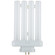 27 Watt Quad Tube T4 Compact Fluorescent; GX10q-4 base; 6500K (27|S6385)