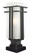 1 Light Outdoor Pier Mounted Fixture (276|549PHB-SQPM-BK)