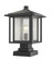 1 Light Outdoor Pier Mounted Fixture (276|554PHBS-SQPM-BK)