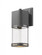 1 Light Outdoor Wall Light (276|562M-BK-LED)