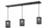 3 Light Linear Chandelier (276|Z6-58MP-C-3BRZ)