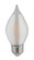 4 Watt C15 LED Filament; Satin Spun; Clear; Medium base; 2700K; 300 Lumens; 120 Volt; Carded (27|S22713)