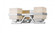 2 Light Vanity (276|1915-2V-CH-LED)