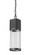 1 Light Outdoor Chain Mount Ceiling Fixture (276|562CHB-BK-LED)