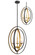 3 Light Chandelier (276|6004-3S-BZGD)