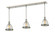 3 Light Linear Chandelier (276|718MP-3BN)