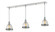 3 Light Linear Chandelier (276|719MP-3CH)