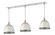 3 Light Linear Chandelier (276|719P13-3CH)