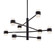 Copenhagen 24-in (4 Tier) Black Dimmable LED Exterior Pendant (461|EP48232-BK)