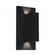 Vista 9-in Black LED Exterior Wall Sconce (461|EW22109-BK)