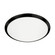 Malta 15-in Black LED Flush Mount (461|FM1515-BK)