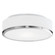 Charlie 12-in Brushed Nickel LED Flush Mount (461|FM6012-BN)
