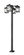 4 Light Outdoor Post Mounted Fixture (276|531-4-536P-BK)