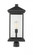 1 Light Outdoor Post Mount Fixture (276|531PHBXLR-BK)