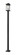1 Light Outdoor Post Mounted Fixture (276|531PHBXLS-536P-BK)
