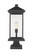 1 Light Outdoor Pier Mounted Fixture (276|531PHBXLS-SQPM-BK)