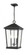 3 Light Outdoor Chain Mount Ceiling Fixture (276|568CHXL-BK)