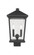 2 Light Outdoor Post Mount Fixture (276|568PHBS-BK)
