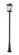 3 Light Outdoor Post Mounted Fixture (276|568PHXLR-519P-BK)