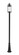 1 Light Outdoor Post Mounted Fixture (276|569PHB-519P-BK)