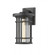 1 Light Outdoor Wall Light (276|570M-BK)