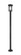 1 Light Outdoor Post Mounted Fixture (276|570PHB-567P-BK)