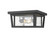3 Light Outdoor Flush Mount (276|571F-BK)