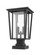 2 Light Outdoor Pier Mounted Fixture (276|571PHBS-SQPM-BK)