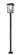 3 Light Outdoor Post Mounted Fixture (276|571PHXLR-567P-BK)