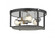3 Light Flush Mount (276|723F15-MB+CH)