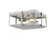 2 Light Flush Mount (276|724F13-BN)