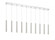 10 Light Linear Chandelier (276|917MP12-BN-LED-10LCH)