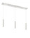 3 Light Linear Chandelier (276|917MP12-BN-LED-3LBN)