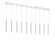 10 Light Linear Chandelier (276|917MP12-CH-LED-10LCH)