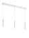 3 Light Linear Chandelier (276|917MP12-CH-LED-3LCH)