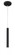 1 Light Pendant (276|917MP12-MB-LED)