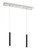 2 Light Linear Chandelier (276|917MP12-MB-LED-2LBN)