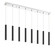 8 Light Linear Chandelier (276|917MP12-MB-LED-8LCH)