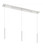 3 Light Linear Chandelier (276|917MP12-WH-LED-3LBN)