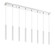 8 Light Linear Chandelier (276|917MP12-WH-LED-8LCH)