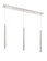 3 Light Linear Chandelier (276|917MP24-BN-LED-3LBN)
